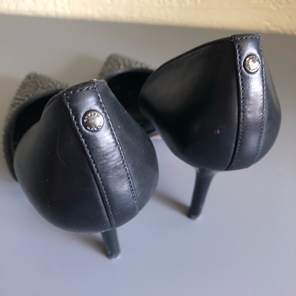 Coach Leather Studded Stiletto Heels - Picture 7 of 8
